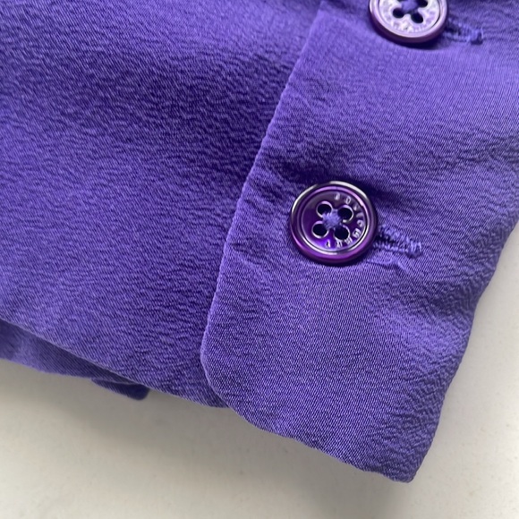 Equipment, silk purple, top/blouse - Picture 12 of 16